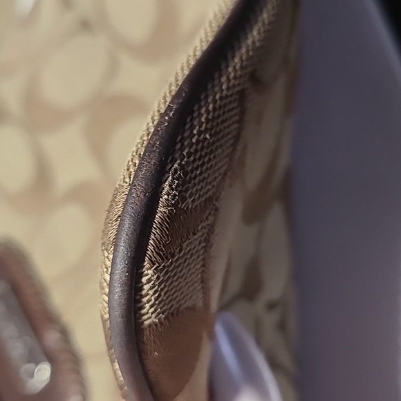 Coach Signature Jacquard Shoulder Bag Crossbody #42190 w/ hangtag - Picture 11 of 16